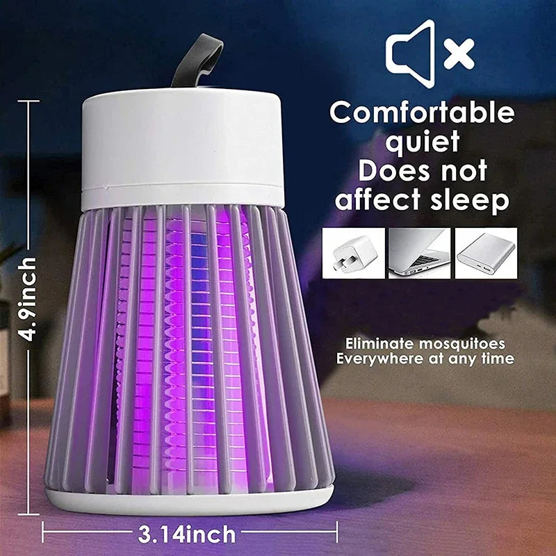 1PC Indoor And Outdoor Mosquito Uv Usb Charging Trap Camping Travel Charging Treasure Plug Can Be Carried