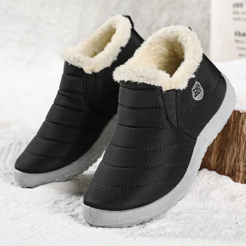 Men Boots Men's Winter Shoes Lightweight Fur Boots