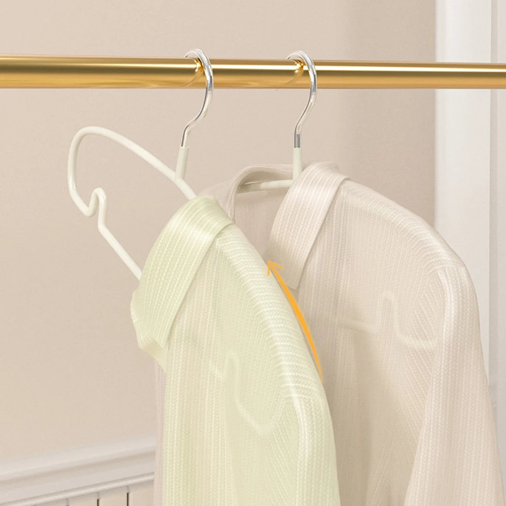 10PCS Hanger - Invisible Dormitory Clothes Drying Rack - Household Clothes Hanger - Clothes Support Rod