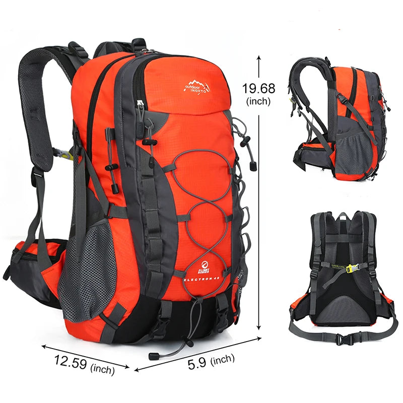 Hiking Backpack Storage Bag Sturdy 40 liter
