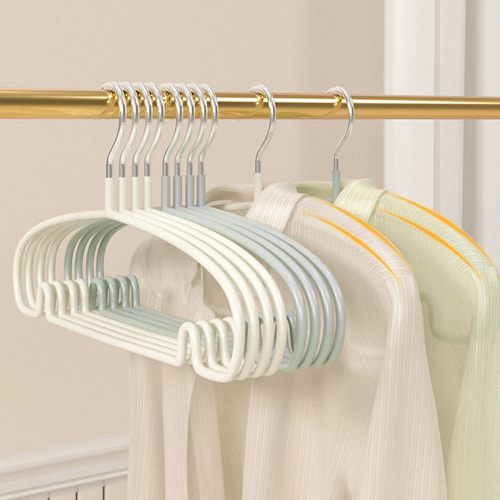 10PCS Hanger - Invisible Dormitory Clothes Drying Rack - Household Clothes Hanger - Clothes Support Rod