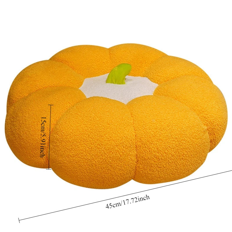 Pumpkin cushion, cushion, sitting on the ground, lazy person, living room, buttocks cushion, tatami mat,