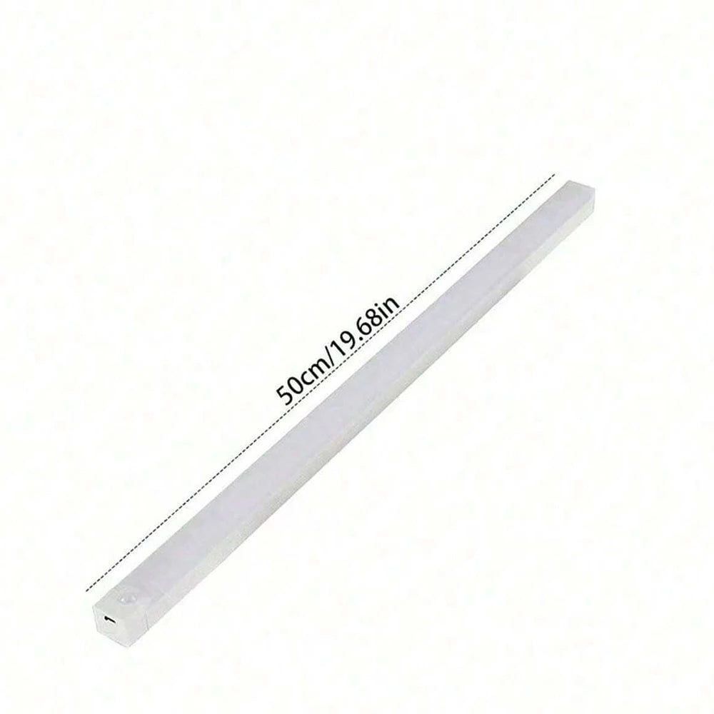 1pc Motion Sensor Light, Wireless USB Rechargeable Night Light For Room, Cabinet, Closet, Corridor And Stairs Warm/White Light