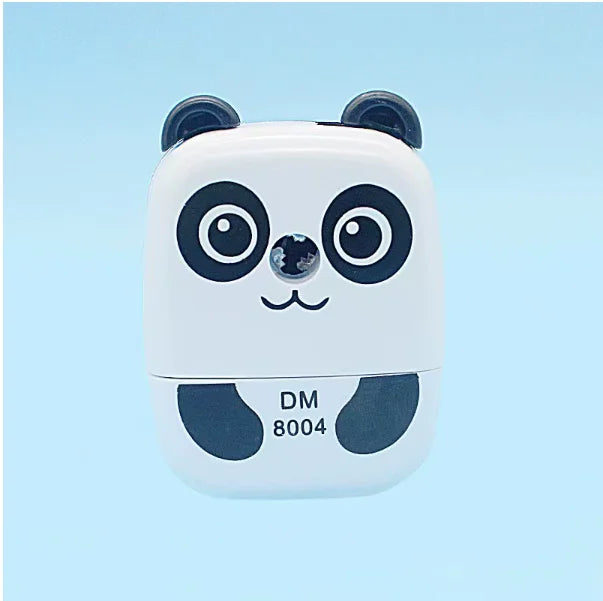 Random Logo Sign Animal Shaped Cartoon Panda Tiger Pencil Sharpener Kids School Sipplies Home Office Desktop