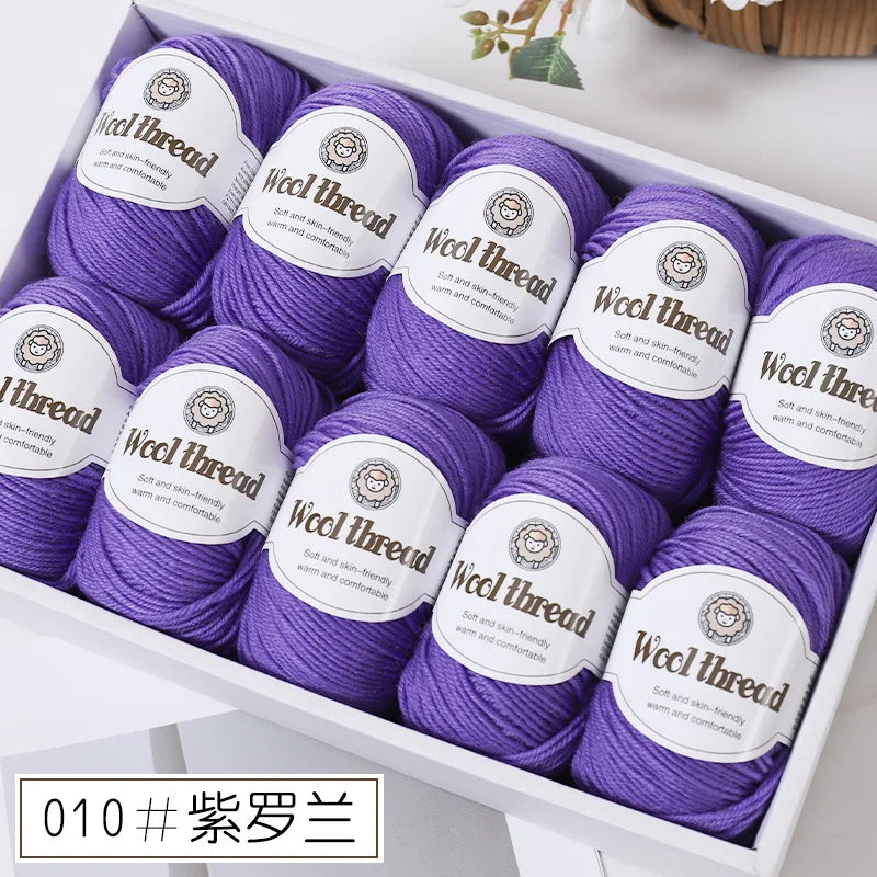 1pc Warm 70% merino wool blend thread handmade DIY sweater scarf anti-pilling wool ball