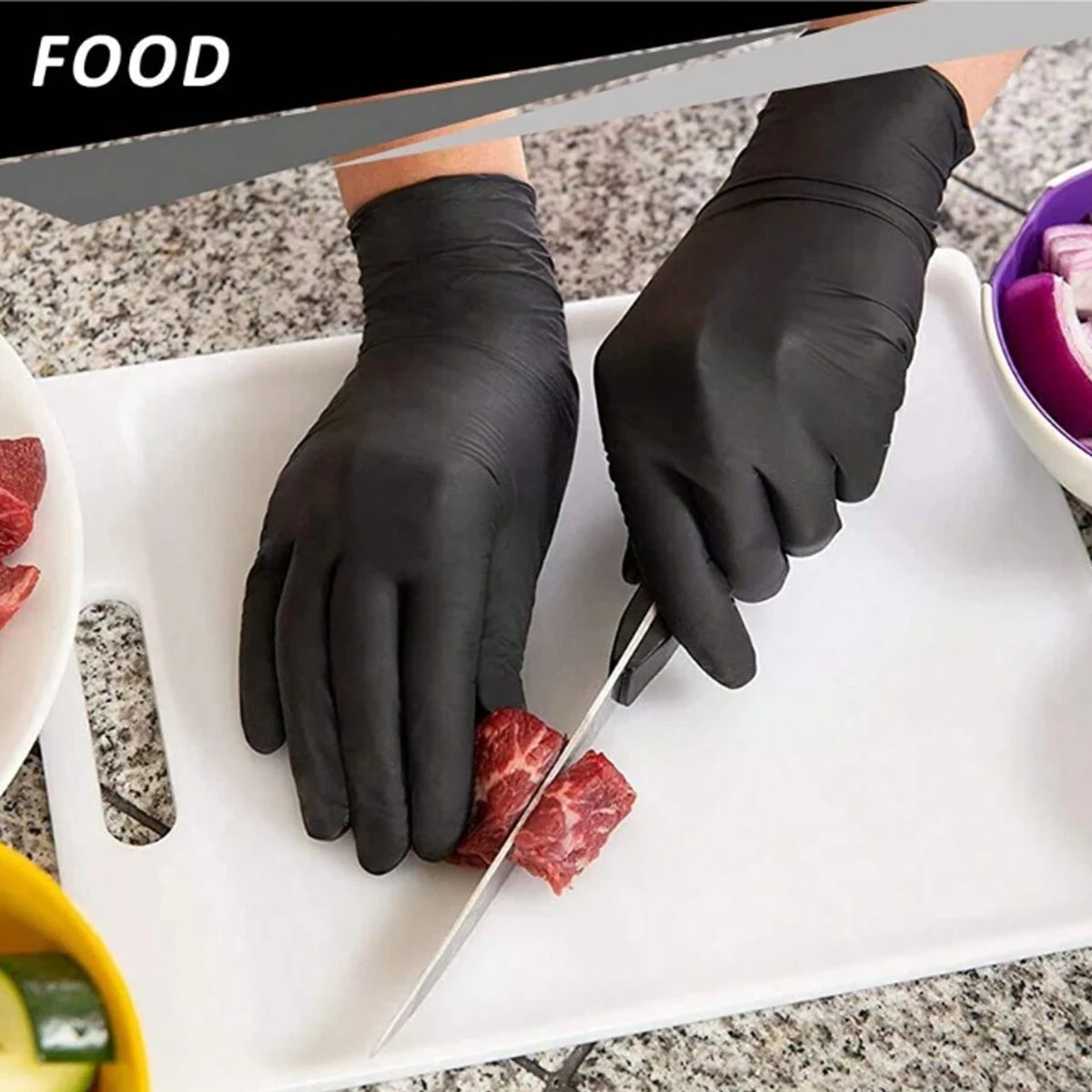 10/20/50/100PCS Vinyl Disposable Gloves Disposable Gloves For Home Cleaning And Food Preparation Cleaning Gloves Are Suitable