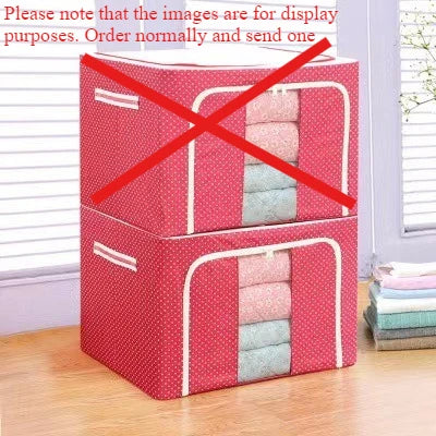 Clothes storage box, cotton and linen storage box, folding and organizing box, household wardrobe, storage box, large storage
