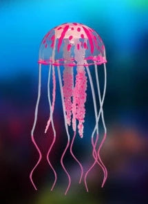 1PC Aquarium Decoration Silicone Transparent Fluorescent Jellyfish Coral Silicone Artificial Jellyfish