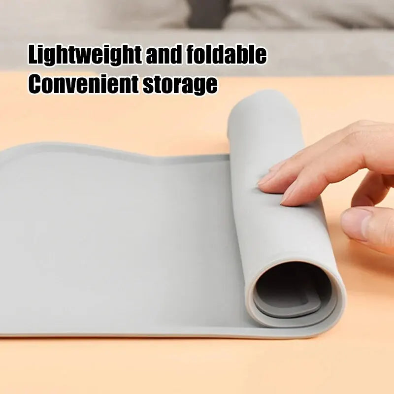1PC Anti-Slip, Anti-Leakage, Water-Resistant And Easy-To-Clean Pet Silicone Placemat For Cats And Dogs. Placemat.