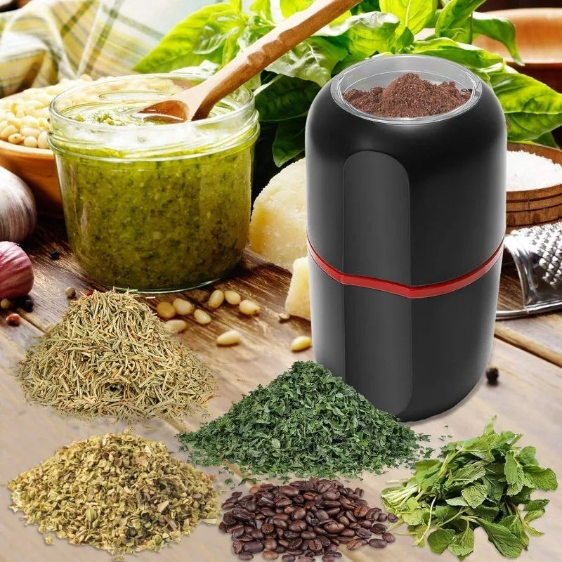150W Electric Coffee Herb Grinder 120g Large Capacity Spice Grinder with Stainless Steel Blade for Coffee Beans,Nuts,Seeds,Grain
