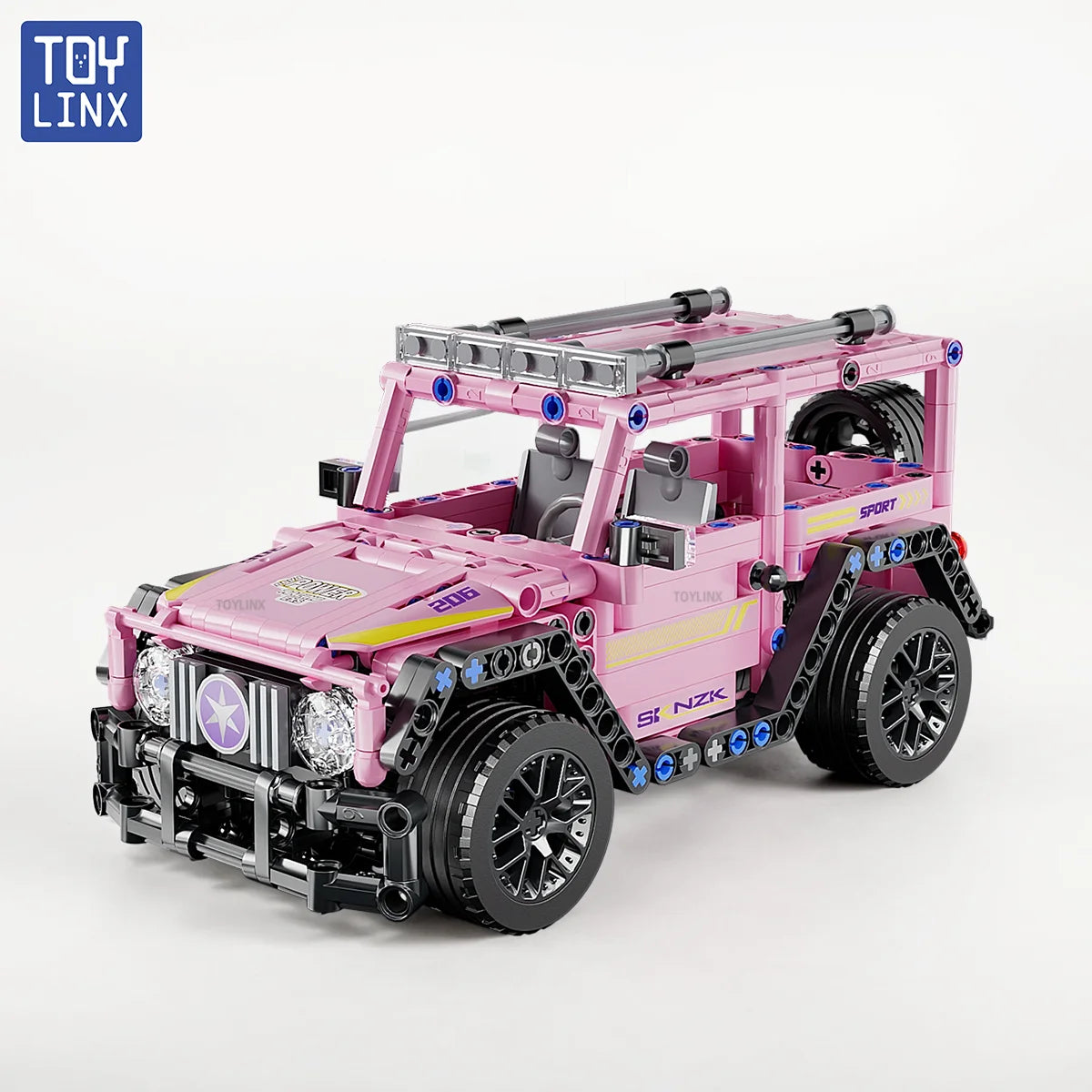 ToylinX City Speed Car Building Blocks Set - Luxury Auto Racing Vehicle Super Racers Bricks Toy for Boys Perfect Children's Gift