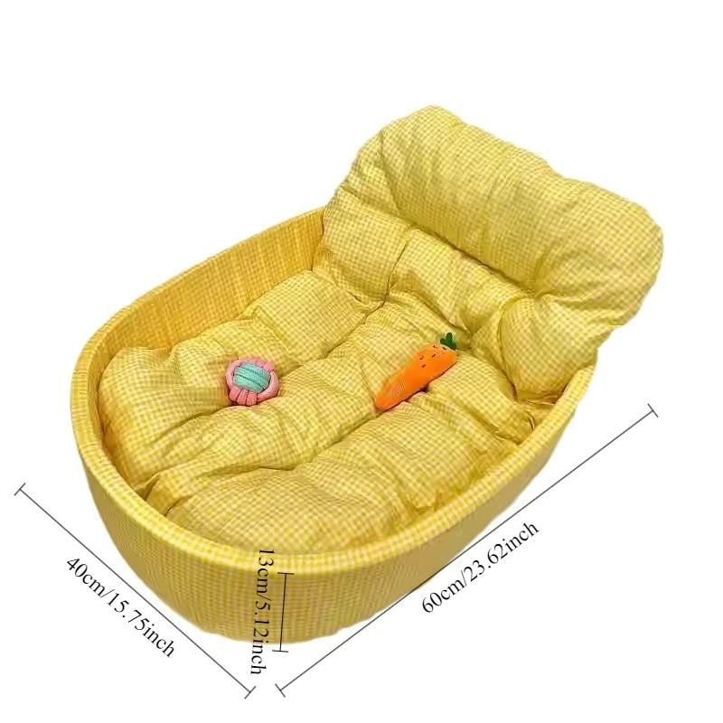 Macaron dog bed pet kennel kennel four seasons universal winter dopamine cat nest deep sleeping nest pet supplies spot