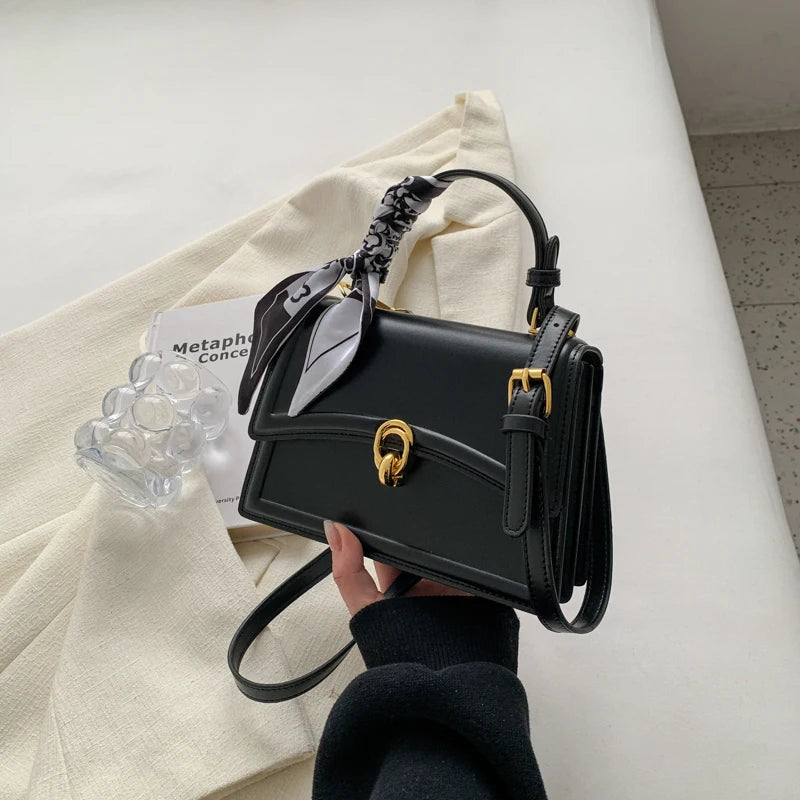 1 Piece of Pure Color Handheld Small Square Bag, Versatile One-Shoulder Cross-Body Bag for Women That Can Hold Mobile Phones