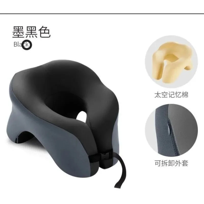 1pc Multi-functional U-shaped Pillow, Nap Pillow, Head And Neck Protector, Travel Airplane U-shaped Pillow