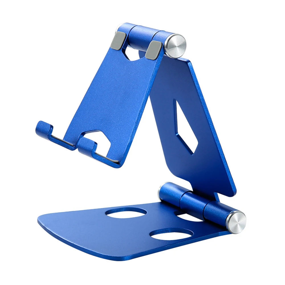 1PC Aluminum Mobile Phone Tablet Portable Adjustable Stand Desktop Folding Lazy Stand