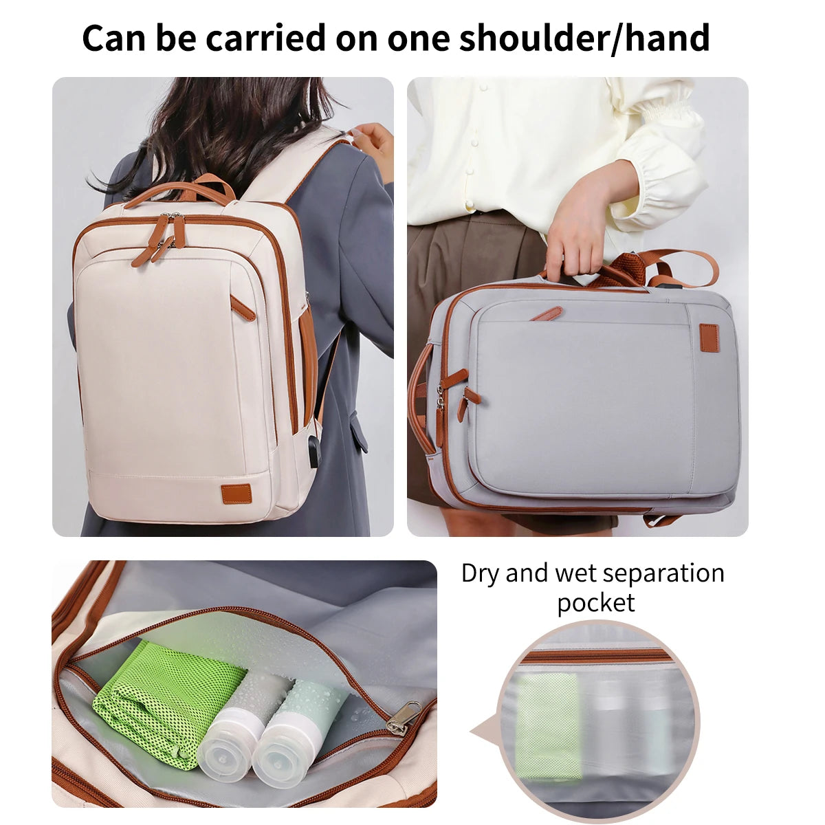 Unisex Backpack for Short-Distance Business Trips