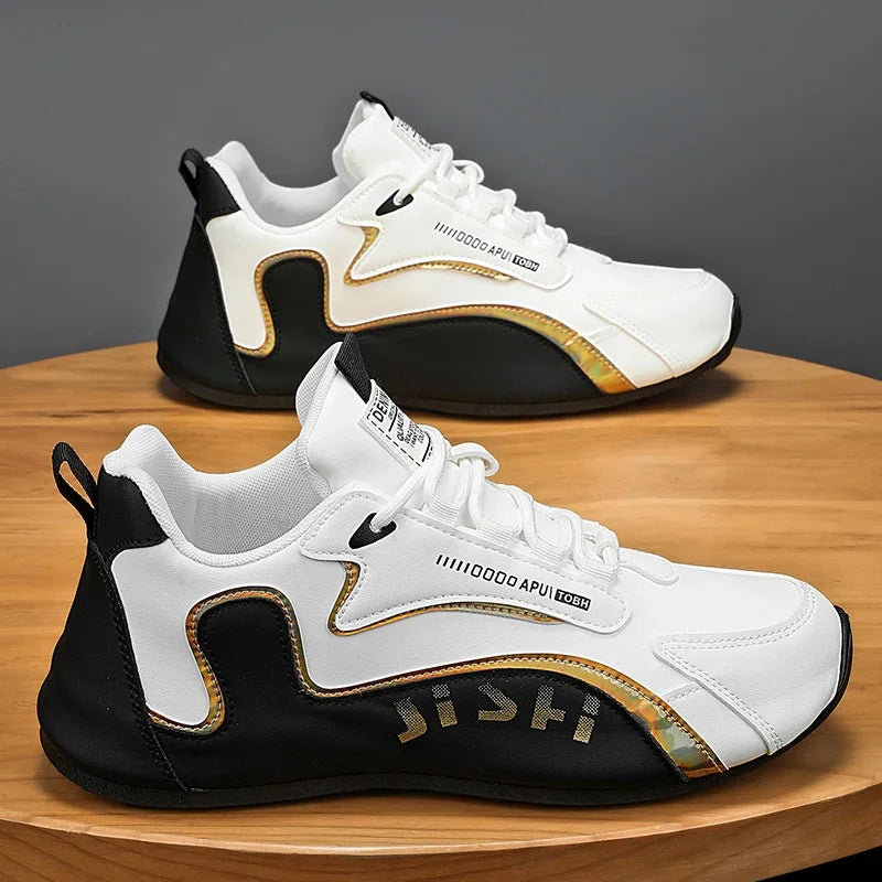 Men's PU Leather Waterproof Sneakers