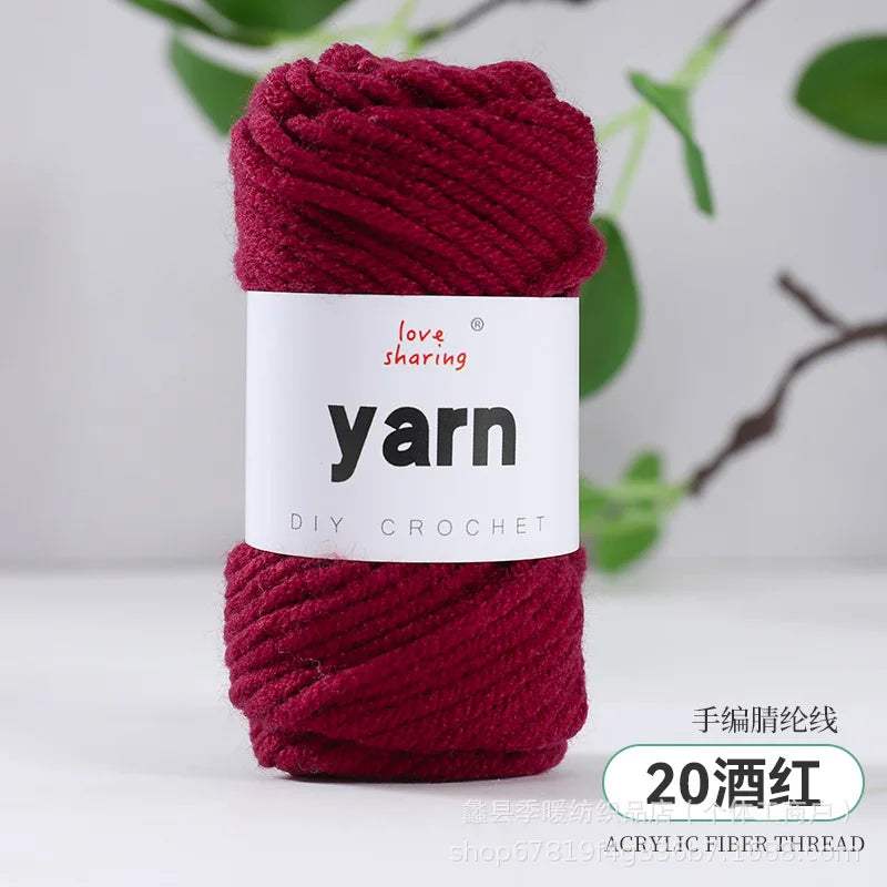 10G 5-strand acrylic thread milk cotton baby thread set handmade DIY wool wholesale wool ball crochet material pack