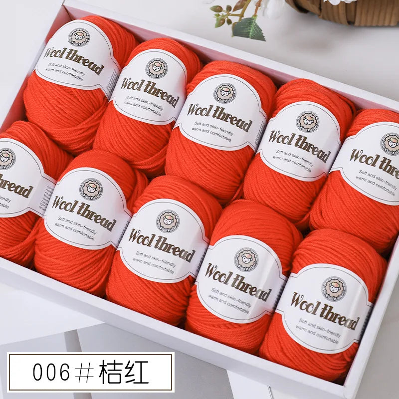 1pc Warm 70% merino wool blend thread handmade DIY sweater scarf anti-pilling wool ball