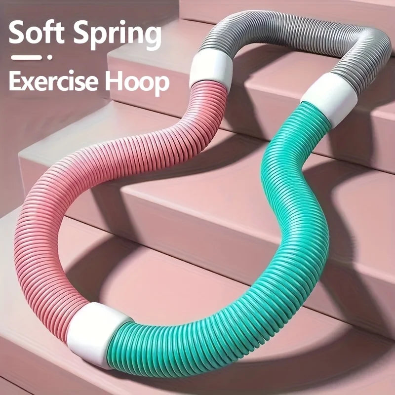 Effective Weight Loss Spring Fitness Ring - Low Noise, Soft Material Suitable for HomeExercise andBody Shaping AbdominalTrainer,