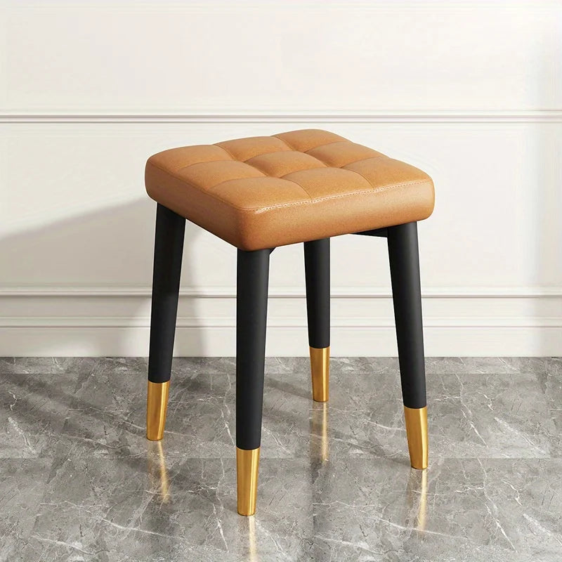 Makeup stool girls bedroom dresser chair simple makeup chair online celebrity soft bag dressing square stool