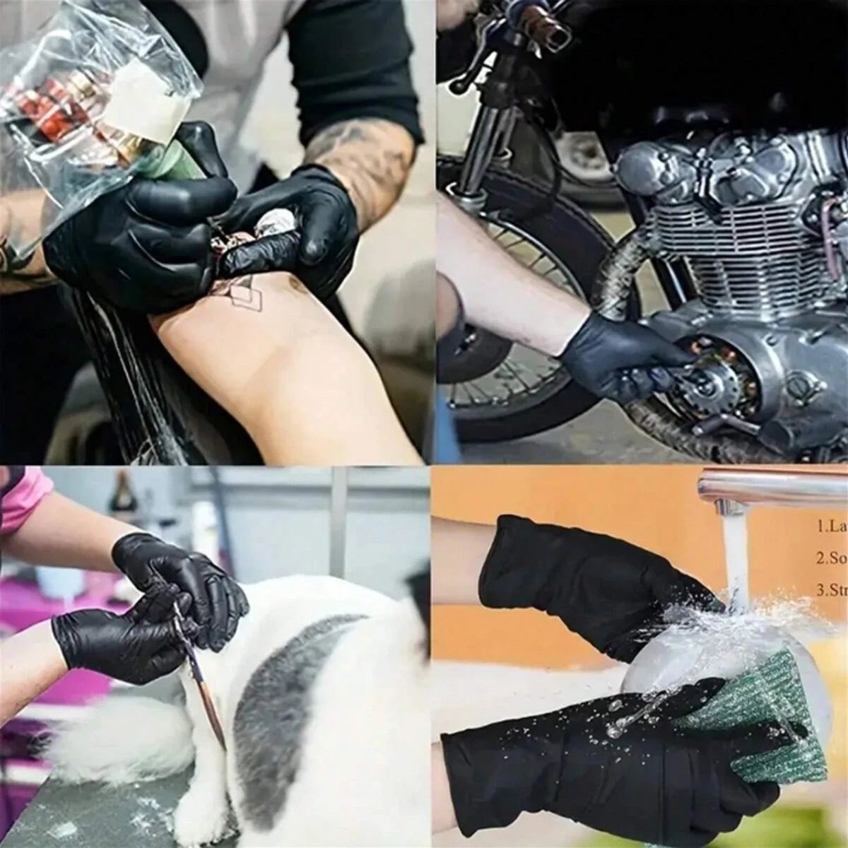 10/20/50/100PCS Vinyl Disposable Gloves Disposable Gloves For Home Cleaning And Food Preparation Cleaning Gloves Are Suitable