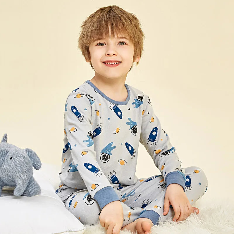 Children Pajamas Boys Totoro Cotton Clothes Pants Set Cartoon Sleepwear Kids Pajamas For Girls Toddler Baby Outfits Child Pyjama