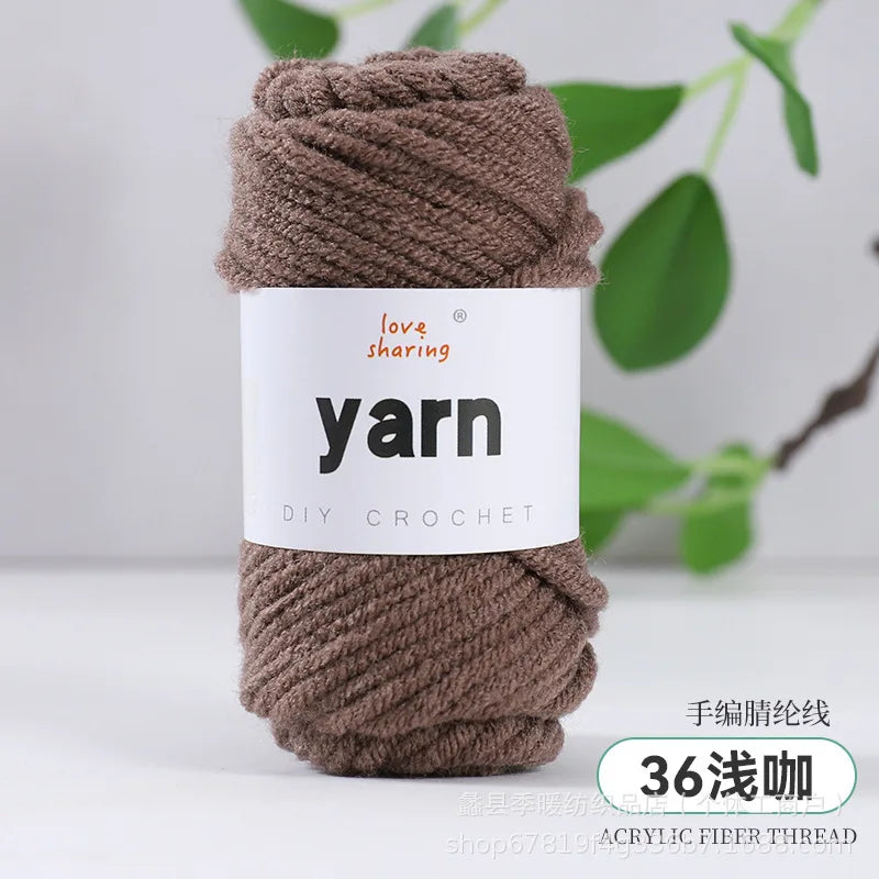 10G 5-strand acrylic thread milk cotton baby thread set handmade DIY wool wholesale wool ball crochet material pack