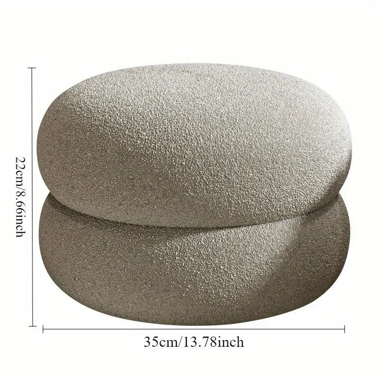 household round stool,  sofa stool, low stool, simple pier shoe stool, elegant and multifunctional workspace small chair