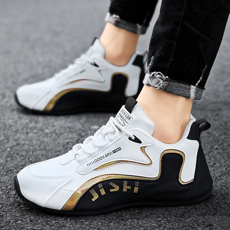 Men's PU Leather Waterproof Sneakers