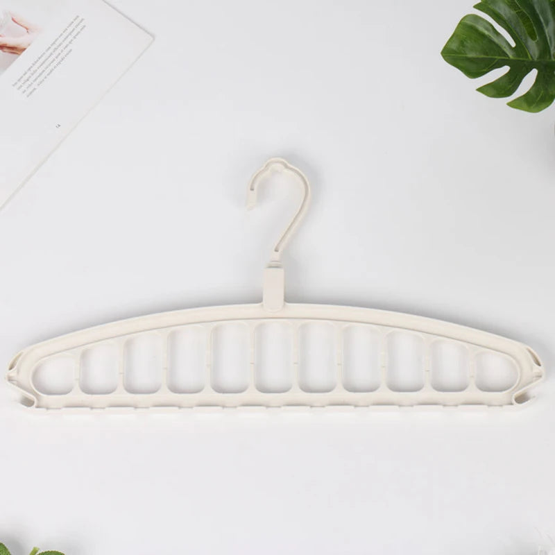 1PC Multi-Functional Rotating Coat Rack Student Dormitory Home Non-Slip Folding Clothes Rack 11-Hole Clothes Rack Storage Device
