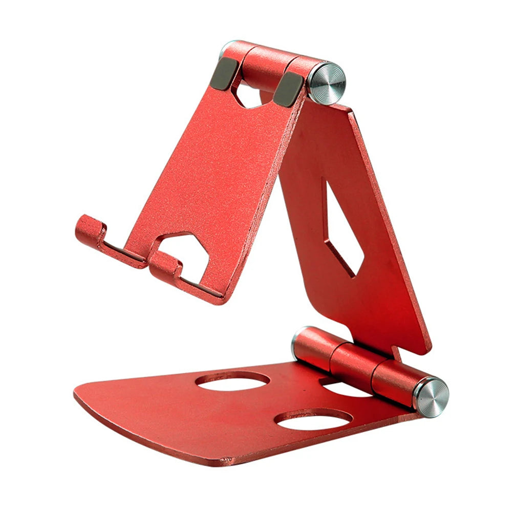 1PC Aluminum Mobile Phone Tablet Portable Adjustable Stand Desktop Folding Lazy Stand
