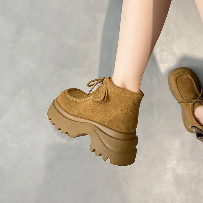 AIYUQI Women Casual Shoes Genuine Leather