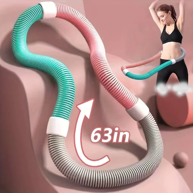 Effective Weight Loss Spring Fitness Ring - Low Noise, Soft Material Suitable for HomeExercise andBody Shaping AbdominalTrainer,