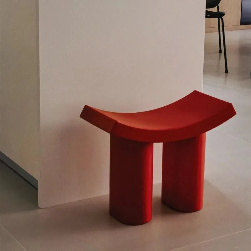 Nordic Dumbo shoe changing stool Internet celebrity plastic children's stool home door low stool entry light luxury modern simp