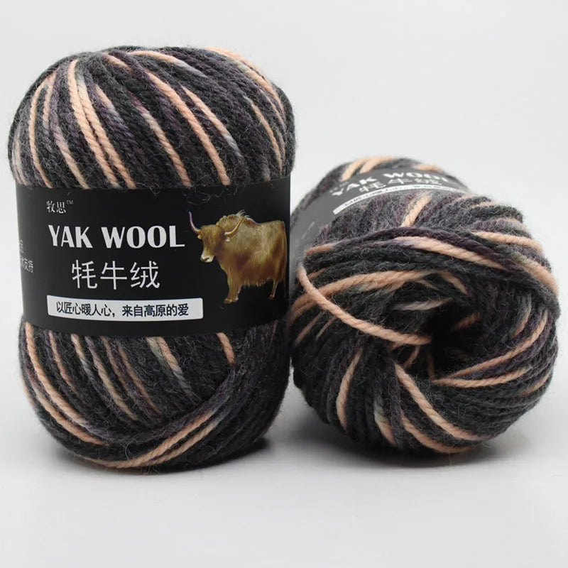 100g Yak wool 3-strand wool thread hand-woven medium and thick sweater jacket crocheted scarf wool