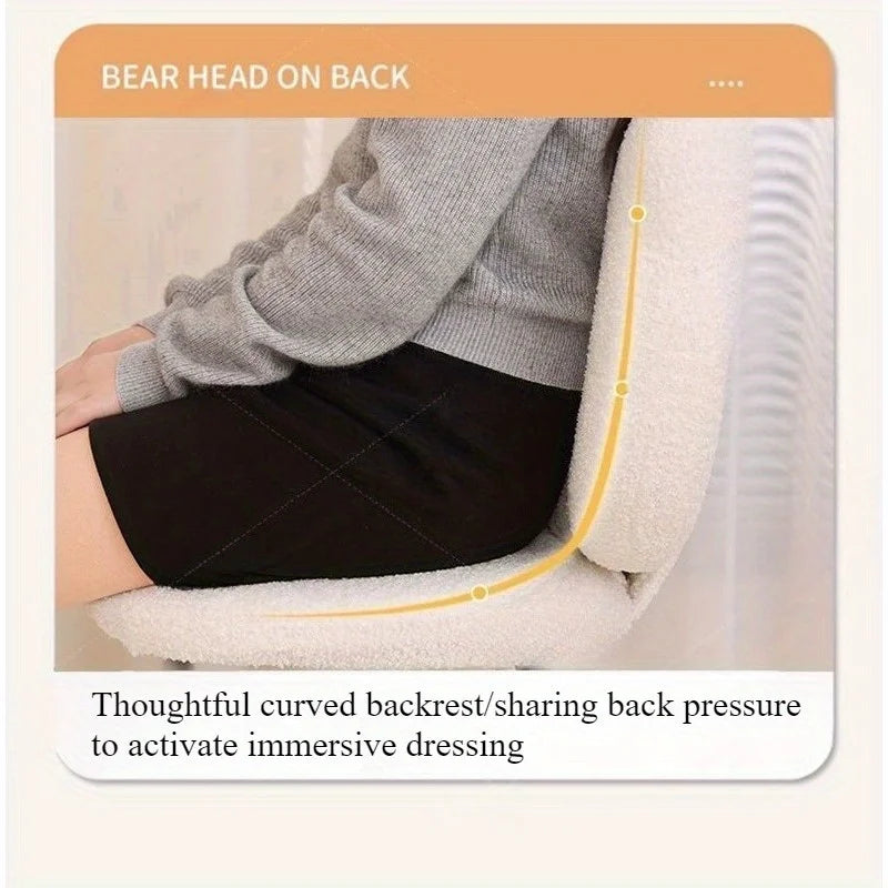 Superior dressing stool wind bedroom makeup stool makeup manicure chair simple Internet celebrity cream rotatable girls home