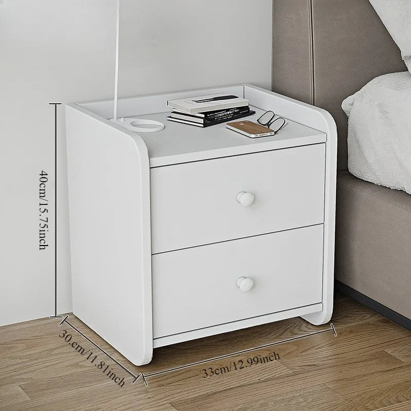 Bedside table Modern simple bedroom Bedside table Small bedside chest storage cabinet Household high-end shelves