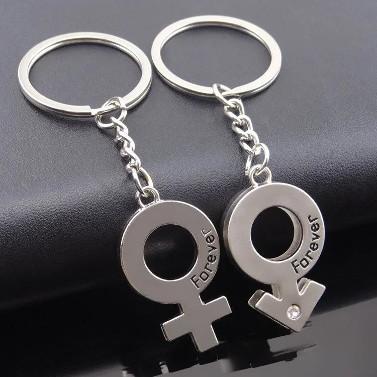 Lovers Heart Keychains