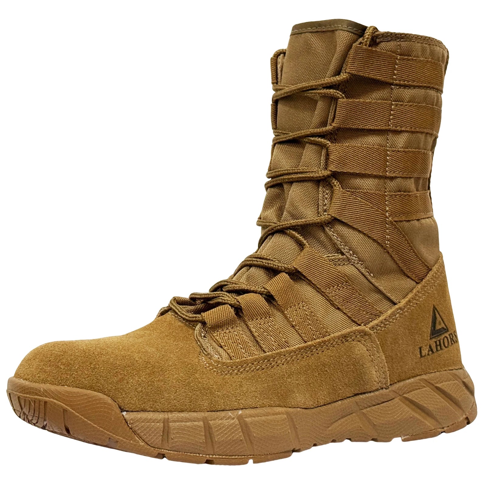LAHORS Lightweight Suede Leather Tactical Combat Boots