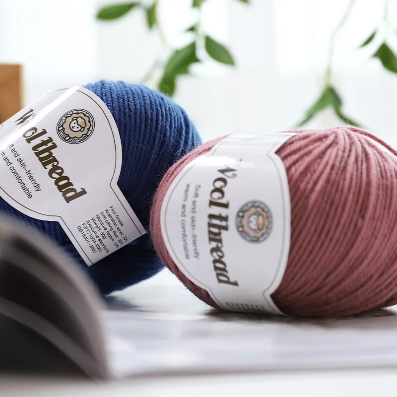 1pc Warm 70% merino wool blend thread handmade DIY sweater scarf anti-pilling wool ball