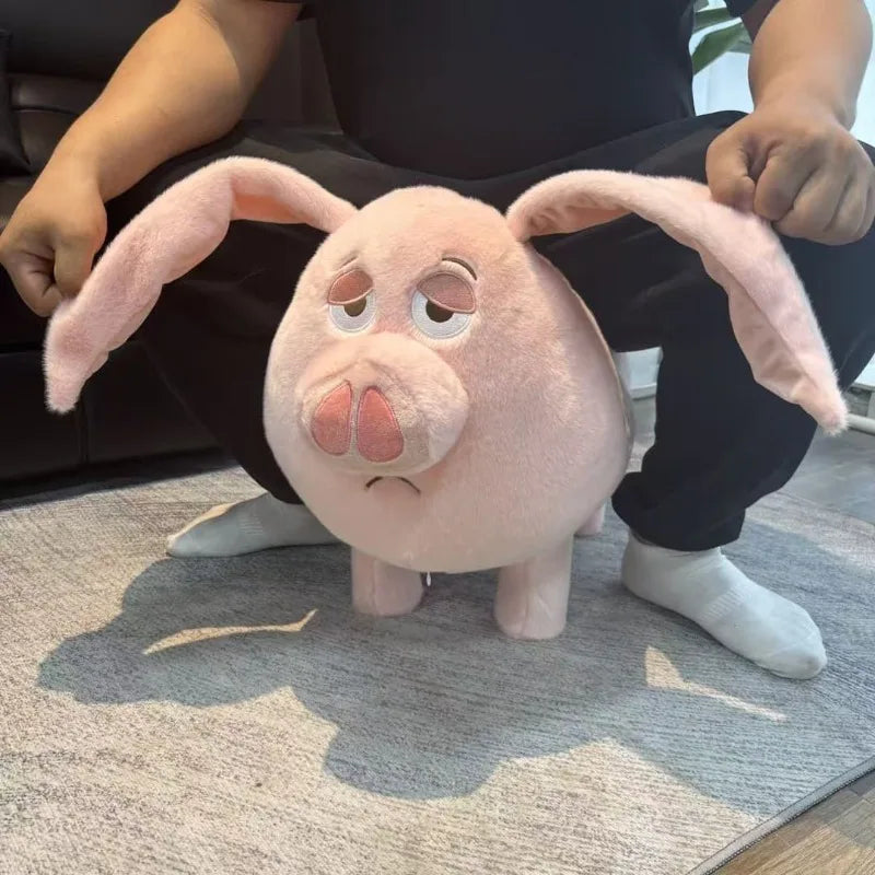 Around Nezha, Taiyi real people mount flying pigs, dolls can sit on benches, cute piglets, pig stools, seats, low stools
