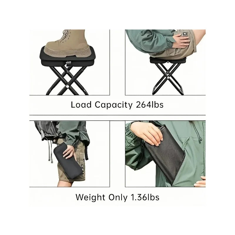 Portable lightweight multi-purpose camping folding chair for picnic travel fishing backyard outdoor stool super light