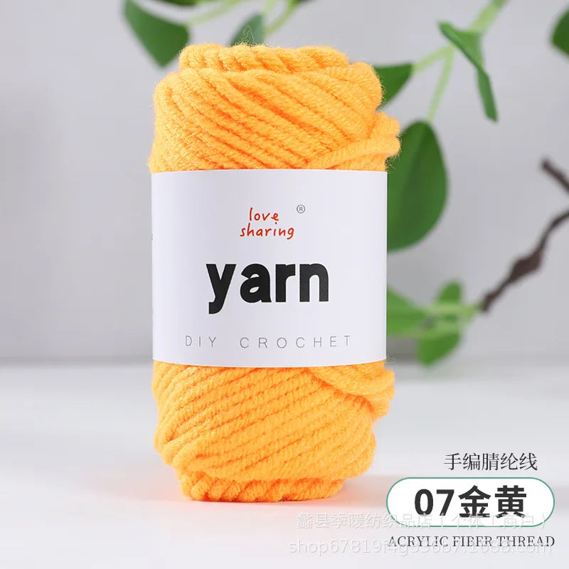 10G 5-strand acrylic thread milk cotton baby thread set handmade DIY wool wholesale wool ball crochet material pack