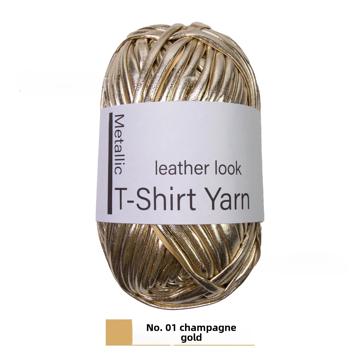 Metallic T-shirt yarn Metallic gloss cloth line DIY hand-woven wool ball