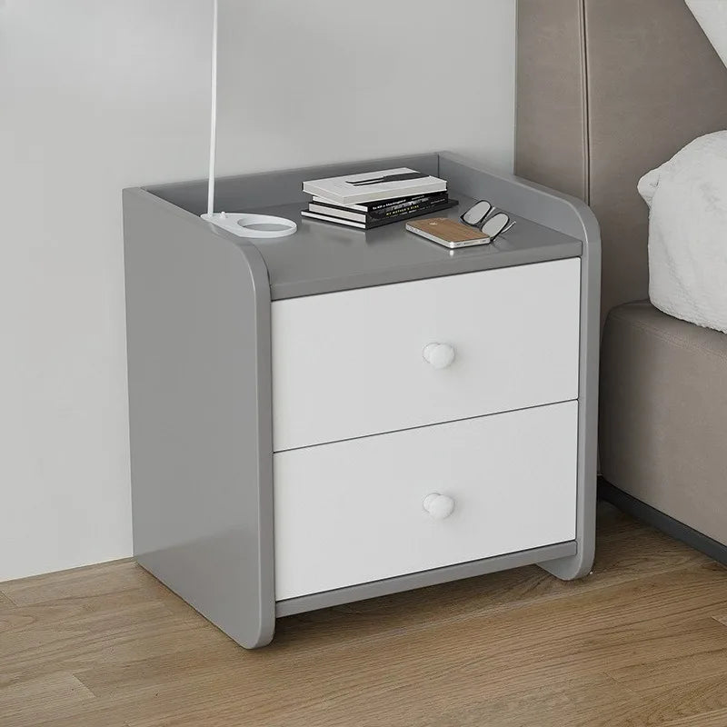 Bedside table Modern simple bedroom Bedside table Small bedside chest storage cabinet Household high-end shelves