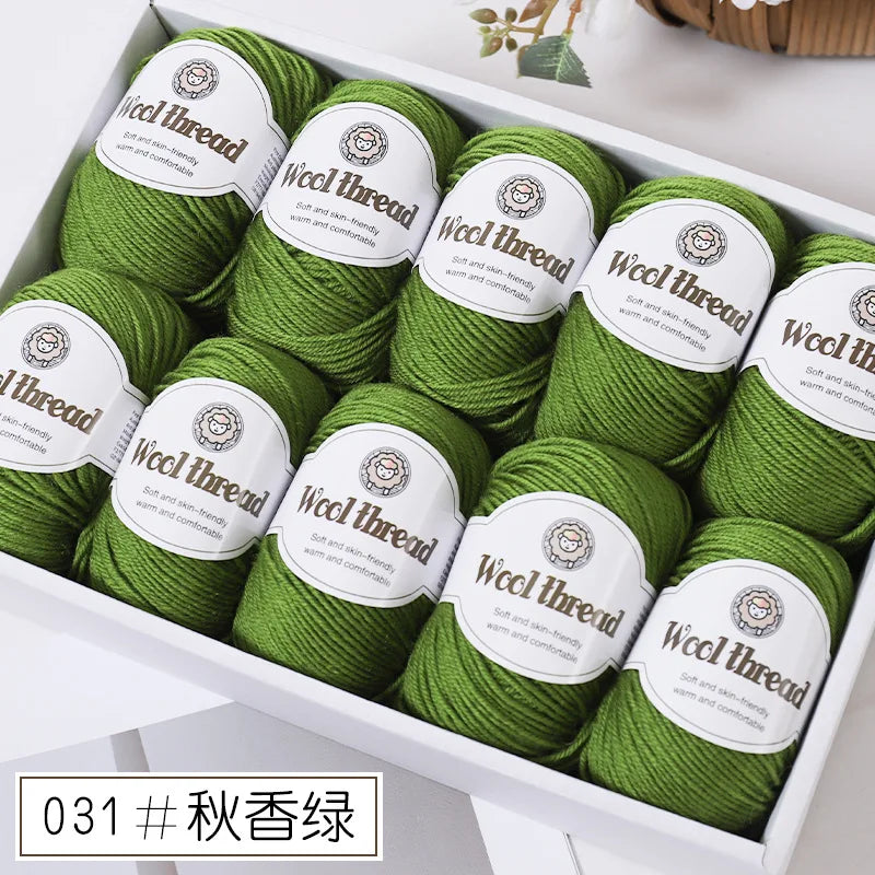 1pc Warm 70% merino wool blend thread handmade DIY sweater scarf anti-pilling wool ball