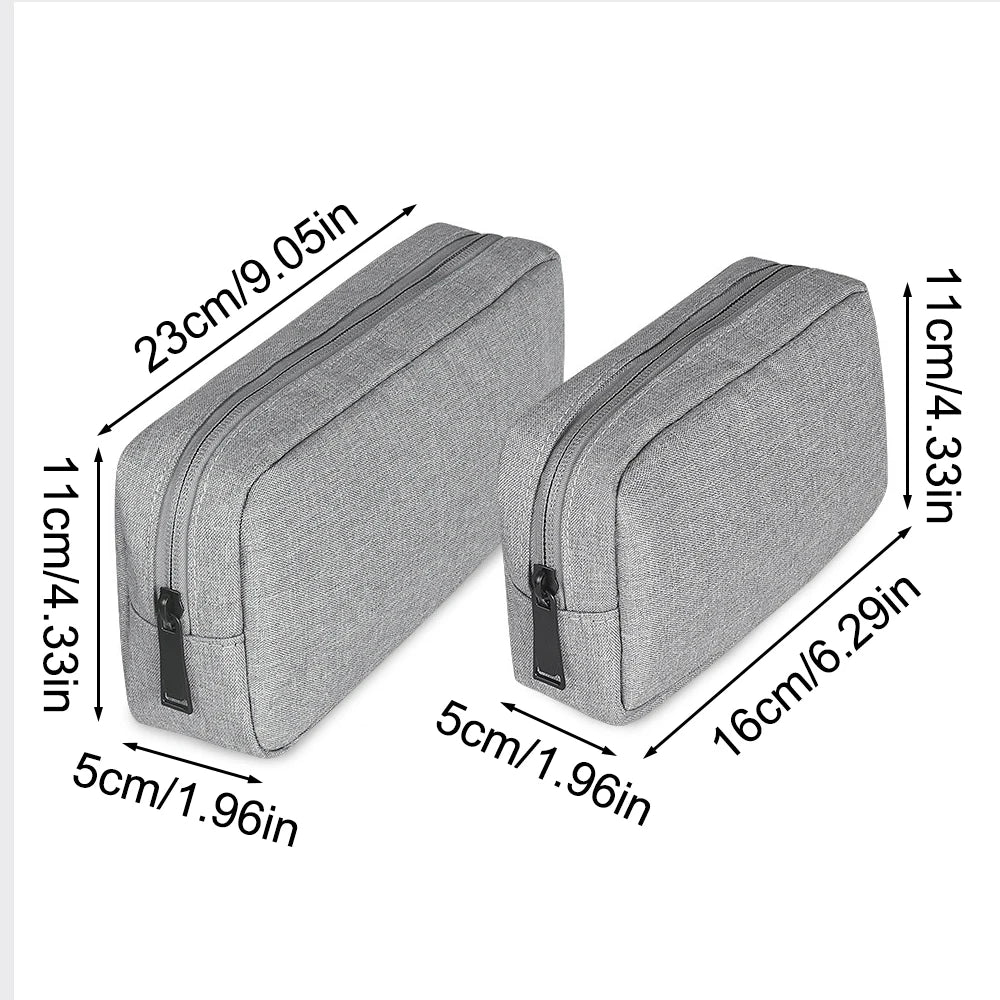 1PC Digital Accessories Storage Bag New Removable Zipper Bag Usb Flash Drive Headphone Bag Mobile Power Pack