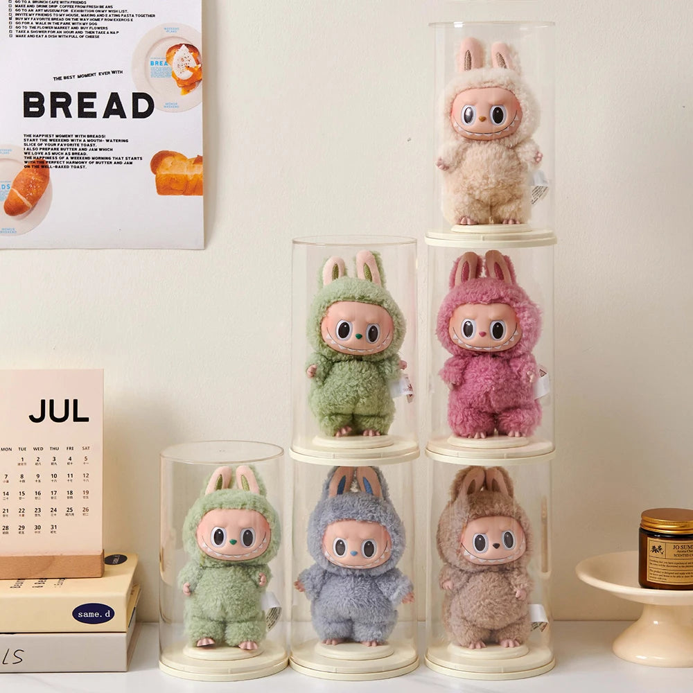1PC Storage Box For Transparent Doll Stand Display Shelf That Can Be Stacked And Dust-Proof Plush Doll Display Box