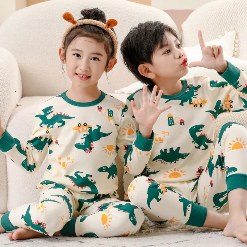 Children Pajamas Boys Totoro Cotton Clothes Pants Set Cartoon Sleepwear Kids Pajamas For Girls Toddler Baby Outfits Child Pyjama